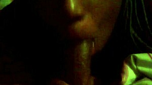 Sloppy Ebony Blowjob Queen