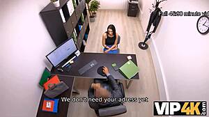 I can't believe how this horny lender pounded me for a discount at the office!