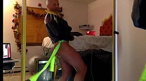 Slow Motion Strut In Sensual Display