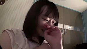 Recruitment Girl Tomomi 26 Nurse with Smooth White Skin and E-Cup Breasts Gets Hard Cock Inserted and Rides Wildly for Deep Pleasure