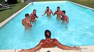 Chatting about Fitcasting gladiator camp part 4 at the pool