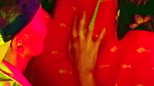 sex tape from wild party with intense sucking action