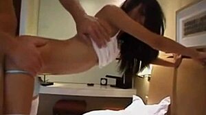 teen getting soaked in wild wet fun