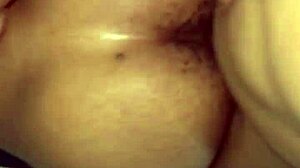 This ebony babe gets bent over for intense doggy style with a monster big black cock pounding her ass