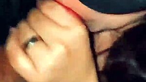 late-night latina deepthroat pov blowjob ends with cum filling her mouth intriguingly.