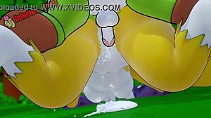 Renamon and Kumamon in Hot Hentai Sound Loop Action