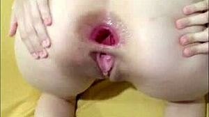 just watch this pretty teen get bent over and pounded hard. she squirts while riding pov for a messy creampie!