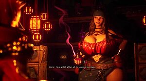 Hey, wanna see this witch dominate in 4K 3D hentai?