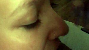 Homemade Interracial Wife Gags on Monster Black Cock