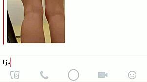 teen girl enjoys fun online chat