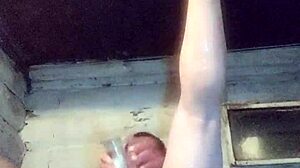 Rough Policeman Anal Bottle Fuck