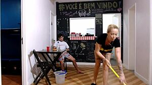 Blonde Teen Handles Monster Cock in Wild Sex