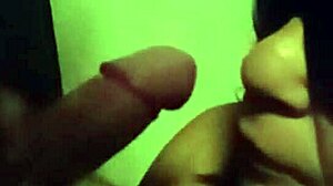 Xmas Blowjob Delight from Chubby Mature Lady in Festive Office Setting