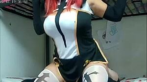 katie foxy's homemade big booty fantasy with cumshot