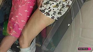 Horny milf enjoys her first date