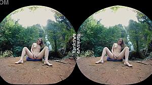 Yanks Lustful Babes Lez Endza And Sierra Cirque Masturbate With Toys At Waterfall