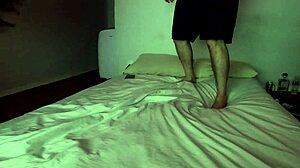 Fucking before christmas with girlfriend and friend