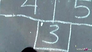 Young Schoolgirl Feels Persuaded To Give Blowjob For Money