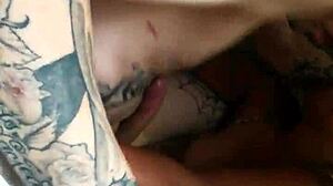 Ebony Slut Gets Sloppy Face Fucking from Black Cock