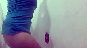 Latina Sussi Duran Dancing Reggaeton Rhythmically