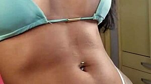 Horny woman wakes up craving ass play and gets pussy creampie