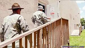 i streched my ass with household stuff and got the boy naked