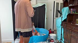 fuck-ups and behind the scenes wam outtakes with milf brunette 😏 part 2