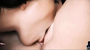 Wow! Blonde and brunette milfs in scorching lesbian action!