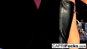 Annie Cruz Says To Capri, 'Want To Join Me For Some Naughty Lesbian Fun With Big Tits And Ass?'