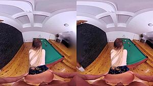 Blonde Shaved Slut Performs Hardcore Blowjob in Czech VR.