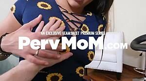 Stepmom and stepbrother get wild with Kit Mercer and Lacy Lennon in a heated family affair.