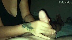 Horny Asian Wife Sucks European Cock!