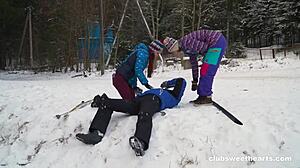 Unbelievable! Horny Teens 18 Slide Down a Slippery Slope in Wild Group Action!