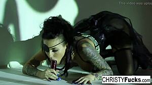 hot christy mack plays with her amazing ass and tight wet pussy