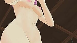 mmd 3d toho story unfolds with anime dancing scenes in a wild setting. explore the cartoon fantasy world now.