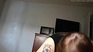 blonde bbw sucks dick and swallows cum in fat body