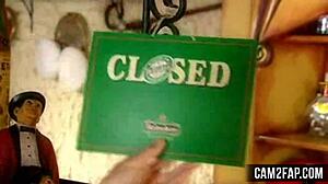 Hot blonde pornstar engages in hardcore action