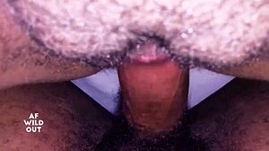 Watch her SQUIRTING pussy take that BIG BLACK COCK. She bends over, dripping wet for more.
