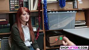 teen 18+ caught by burglar at work pays with pussy getting fucked by big cock 😩