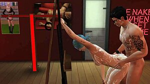 Fucking Street Prostitute and Bathing in Cum