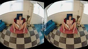 Hotie yanks ryanne is a super squirter with vibrator