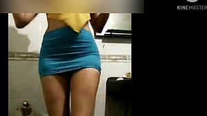 Latina milf and lesbian amateurs engage in detailed squirting masturbation scenes