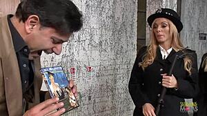 two blonde milf cops nab a guy