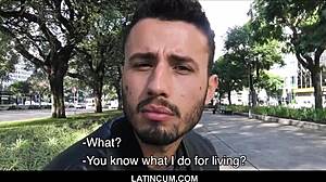 young brazilian straight guy paid to bang gay stranger on camera pov