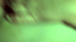 Snow bunny receives oral in winter scene