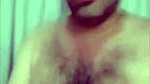 Wife with big tits and ass bends over for blowjob and doggystyle