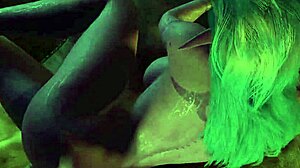 Purple Night Elf Gets Anal in Skyrim Parody