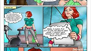 Wow! Innocent Housewife Annabelle Cheats with Big Black Cock in Gym Bathroom!