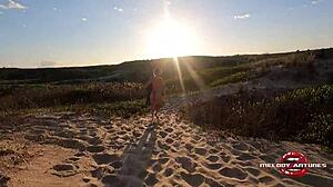 Melody antunes, can you handle my monster cock in your big ass on the beach?