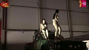 mary rider luna dark lesbian dildo fuck outdoor